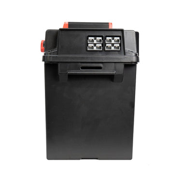 KickAss Portable Battery Box with integrated 20A DCDC Charger + 120AH AGM Battery Combo