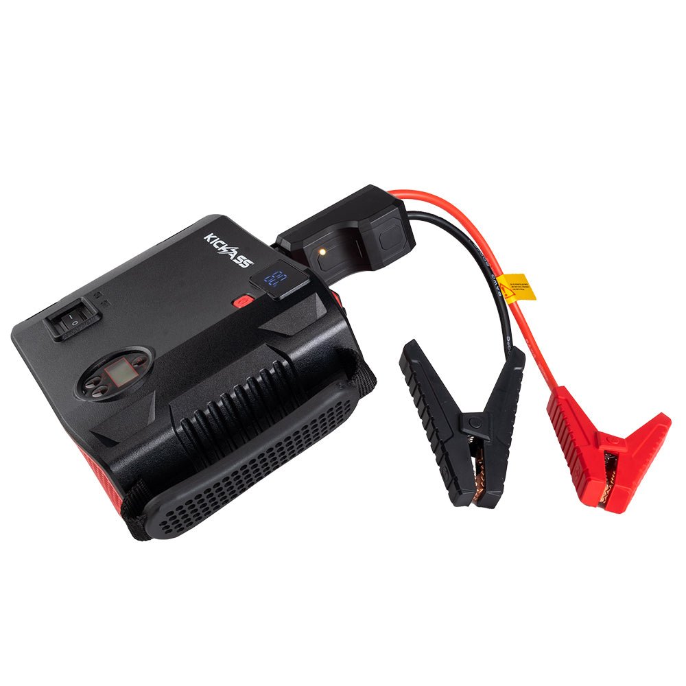 KickAss Portable Jump Starter with Air Compressor