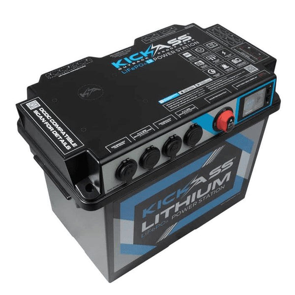 The KickAss Portable Lithium Battery Box Power Station & 120Ah Lithium