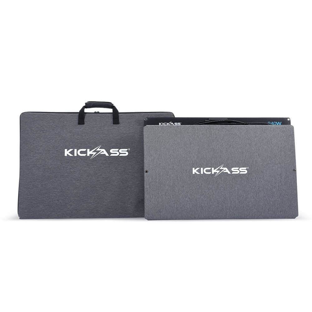 KickAss Premium 240W Folding Portable Solar Panel