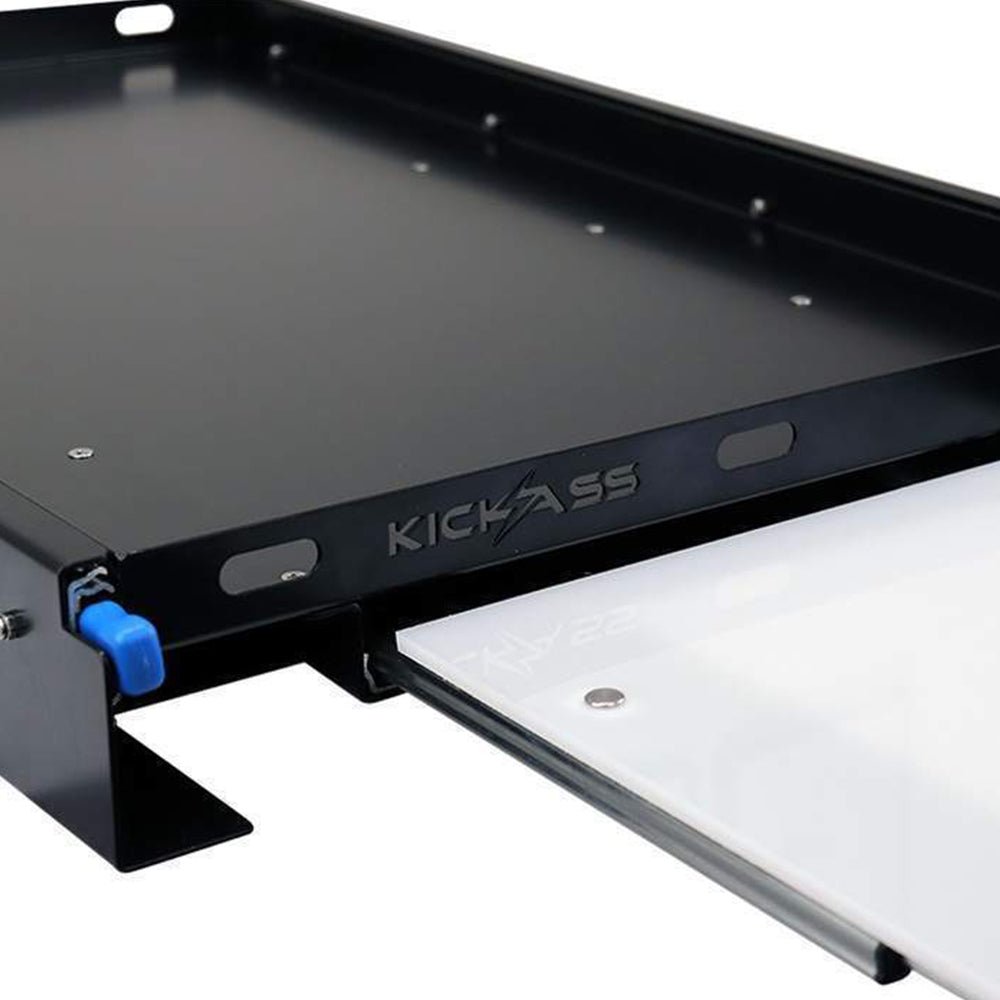 KickAss Premium Heavy Duty Fridge Slide - Built in Slide-out Table  Alt 4 Image