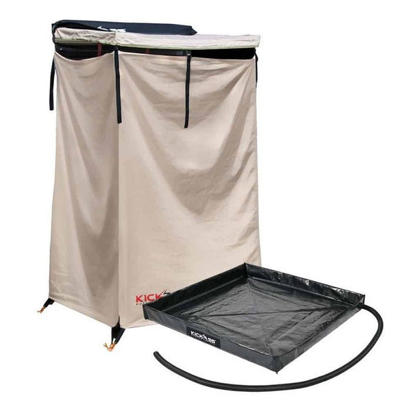 The KickAss Premium Shower Tent Awning with Roof & Base KickAss Products