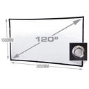 KickAss Projector & 120" Eyelet Screen Cinema Package Alt 2 Image