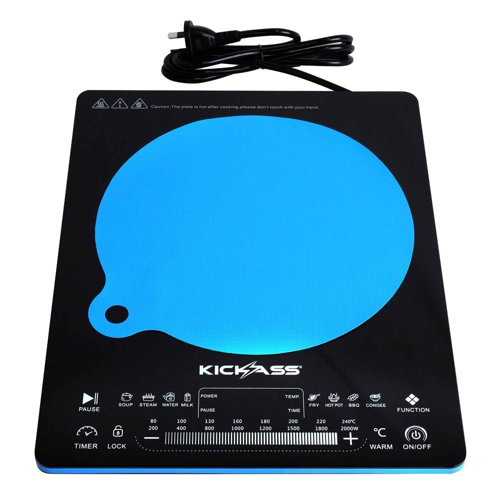 The KickAss QuickFire 2000W Portable Induction Cooktop For Camping ...