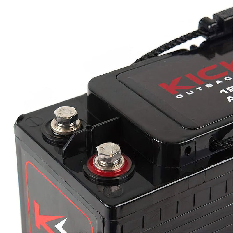 The KickAss 170Ah Slimline 12V Deep Cycle AGM Battery KickAss Products